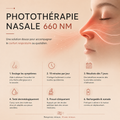 Appareil nasal à lumière rouge